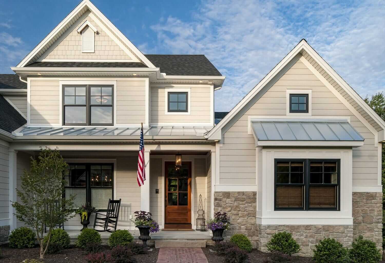 Traditional House Exterior Design Curb Appeal
