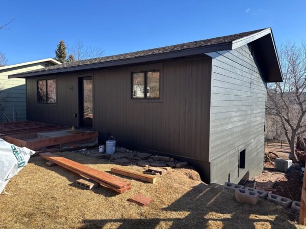 Before and after exterior transformation