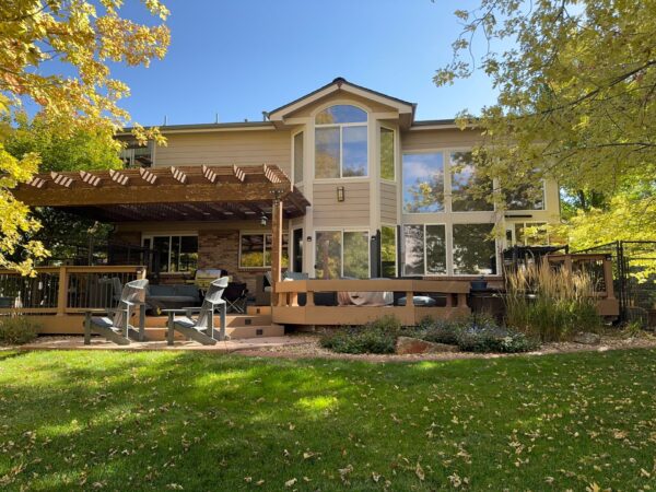 Before and after exterior transformation