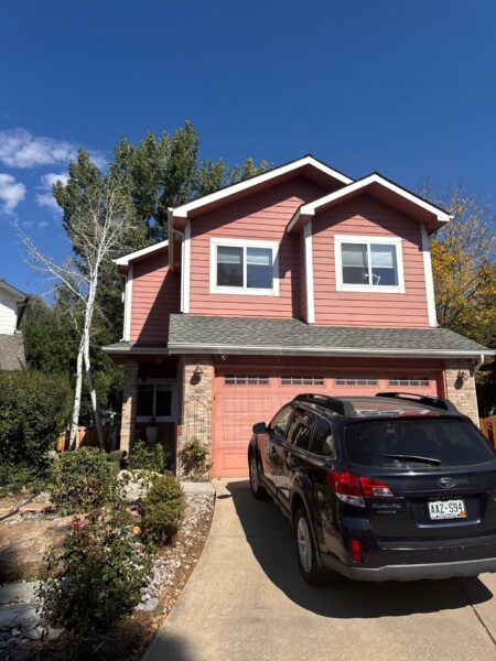 Home exterior renovation with new siding