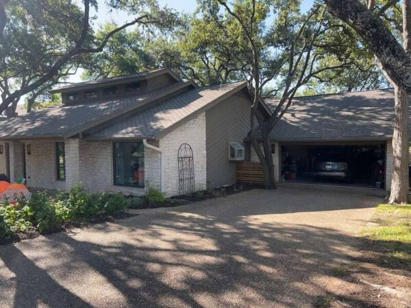 Full house cedar siding to James Hardie ColorPlus Aged Pewter.