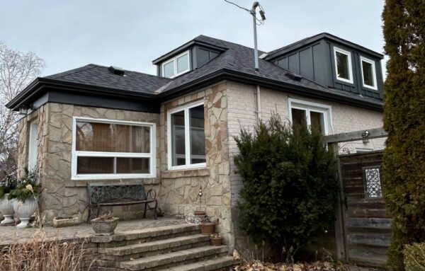 Barrie residential home siding improvement project