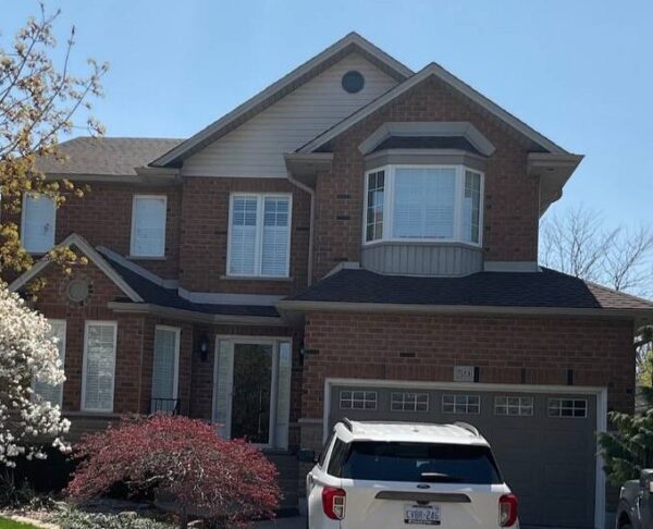 House renovation featuring new siding materials