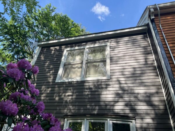 James Hardie Siding Installation in Night Gray