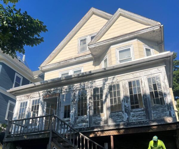 Full house vinyl siding. Certainteed Monogram Oxford Blue