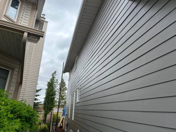 House renovation featuring new James Hardie siding