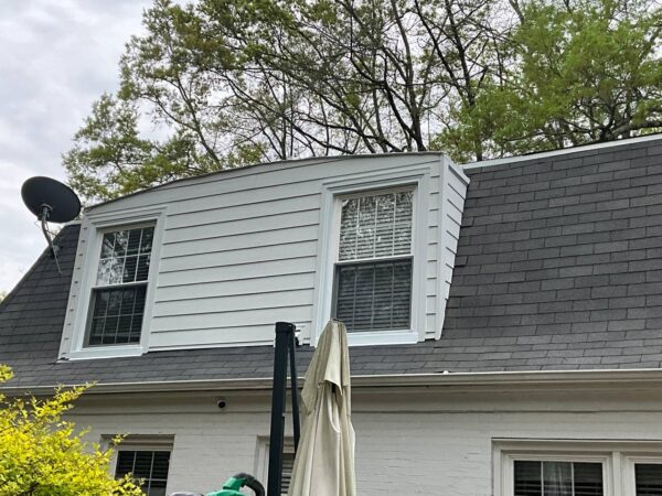Leaky dormer repair with James Hardie Siding