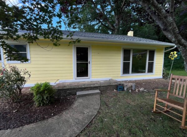 House renovation featuring new siding materials in Chattanooga