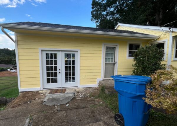 House renovation featuring new siding materials in Chattanooga