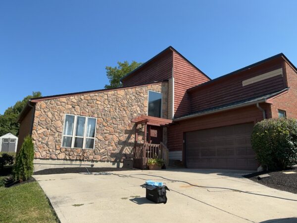 Exterior siding project upgrade with new James Hardie installed