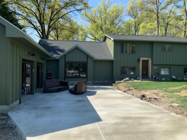 Full House replacement all in Mountain Sage Hardie B&B with 16