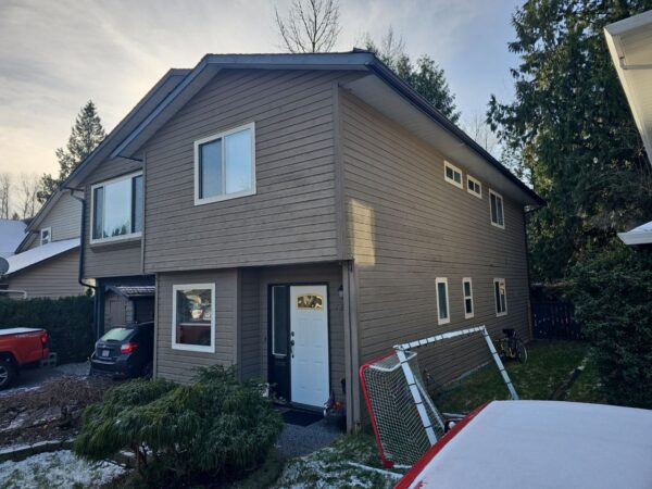 Before and after Coquitlam exterior transformation