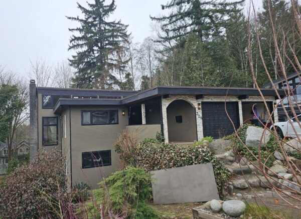 Home exterior renovation with new siding in Coqutlam