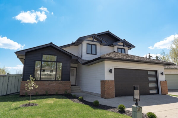 Home exterior renovation with new siding