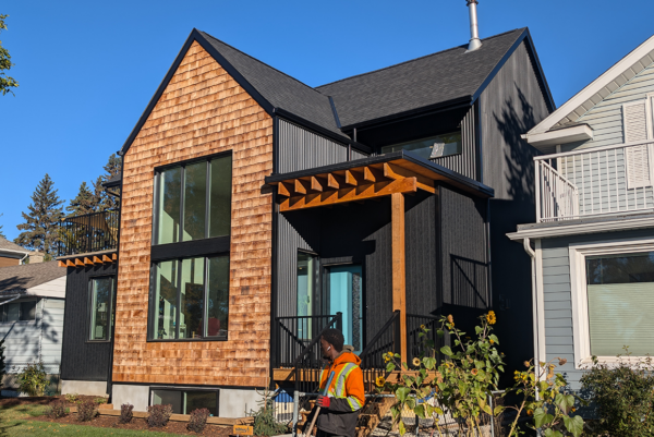 Before and after exterior transformation