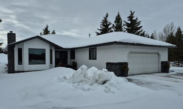 Finished siding installation on residential home