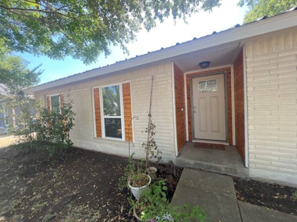 Wood to JH Soffit, fascia and siding.