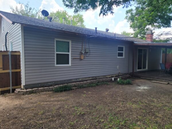 Exterior upgrade with new siding installed in Fort Worth