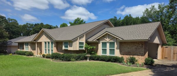 Exterior upgrade with new siding installed