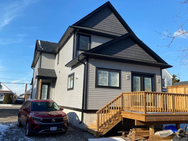 New build Kaycan Siding Installation