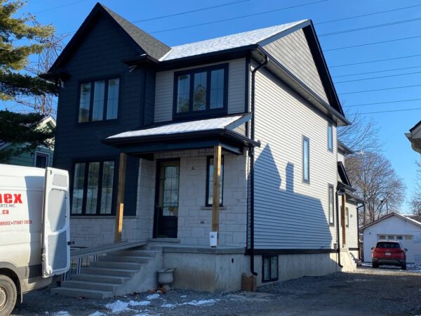 New build Kaycan Siding Installation