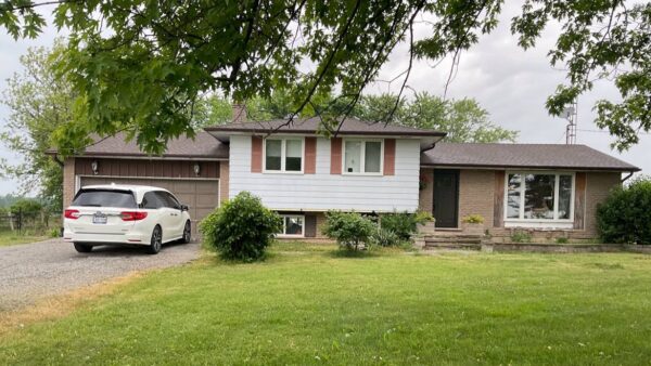 Exterior upgrade with new siding installed