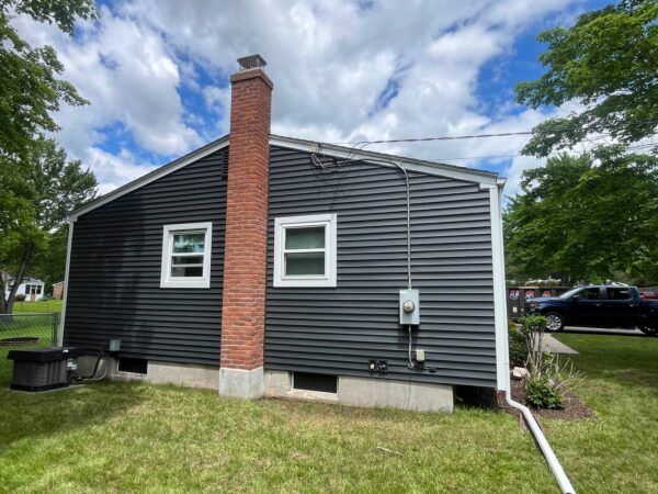 Completed Vinyl siding project