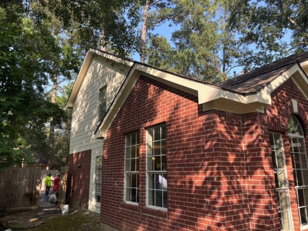 Full house James Hardie siding repairs