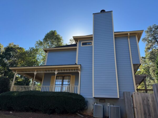 REPLACED MASONITE SIDING WITH JAMES HARDIE 8.25