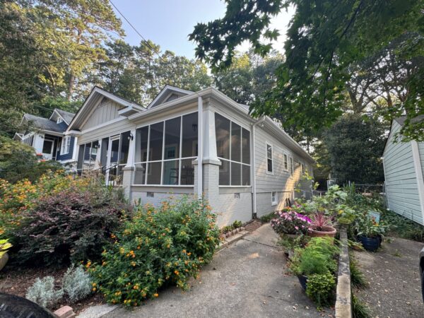Finished James Hardie siding installation on residential home