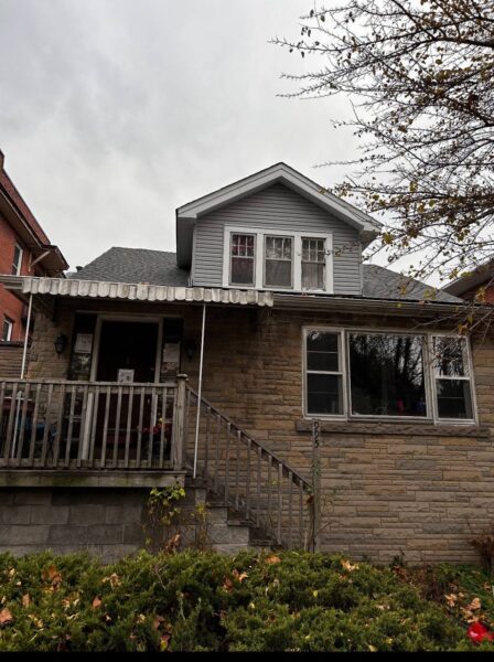 Completed residential siding replacement in London