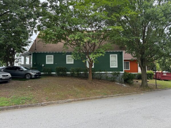 Finished siding installation on residential home