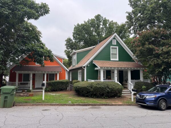 Finished siding installation on residential home