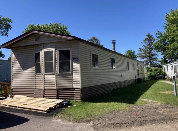 Removed existing vinyl - installed new Vinyl Plank 4-1⁄2” reveal, Dutchlap style