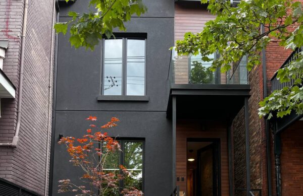 House renovation featuring new siding materials