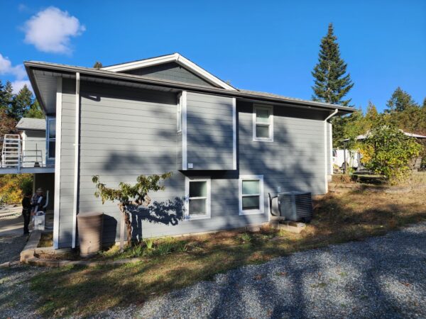 James Hardie James Hardie Gray Slate Plank and Iron Gray Shake Siding Renovation