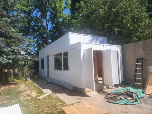 Maibec Modern White Siding Installation in Ontario