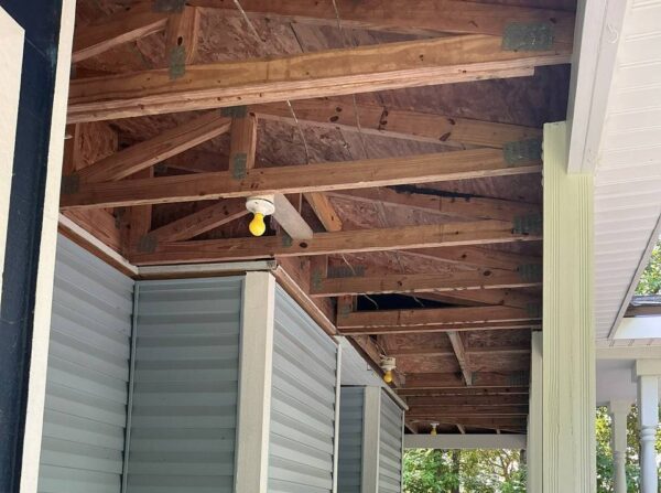 Home exterior renovation with new siding