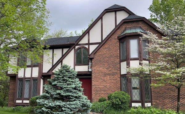 Stucco Tudor to James Hardie Tudor