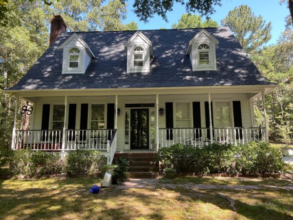 Home exterior renovation with new siding