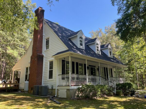 Home exterior renovation with new siding