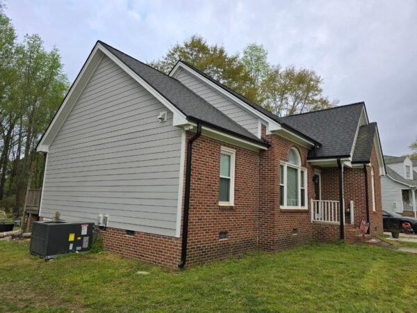Previously Masonite to JH Plank Cedarmill & Staggered Shingle ColorPlus in Pearl Gray
