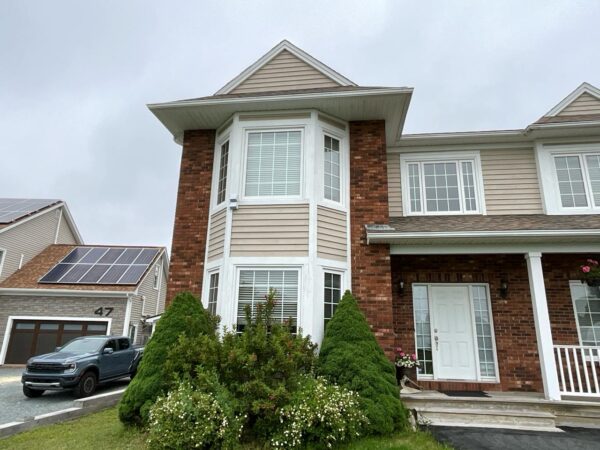 Completed residential siding replacement in Regina