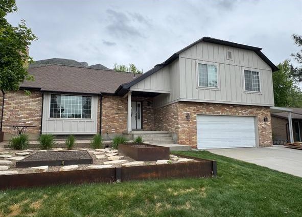 Exterior upgrade with new siding installed