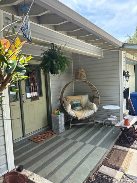 Completed siding repairs by removing the siding from the specified areas, inspecting the sheathing, installing new building paper, and installing new vinyl siding with matching trims and corners.