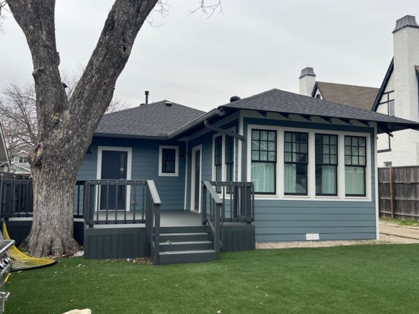 Replacing siding on the home as well as the detached garage building - wood siding to James Hardie 7