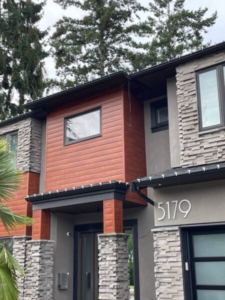 Completed Longboard aluminum siding project