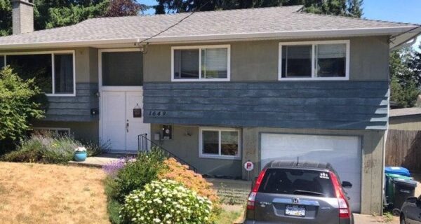 Before and after exterior transformation