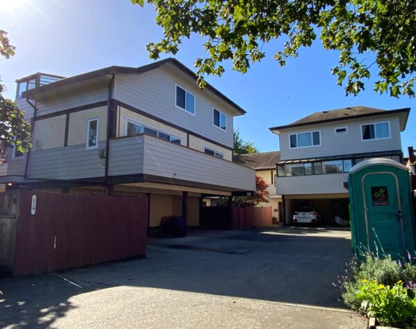 Before and after exterior transformation