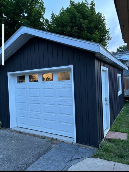 House renovation featuring new vinyl siding materials